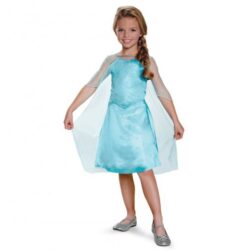Fato Elsa (Frozen) Basic Idade 5-6 Anos