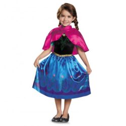 Fato Anna da frozen versão Traveling (Frozen) Classic Idade 7-8 Anos
