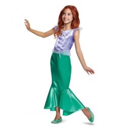 Fato Ariel (Princesas Disney) Classic Idade 3-4 Anos