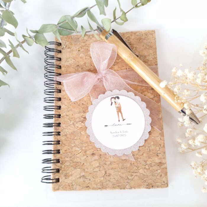 Caderno de cortiça com Caneta Nature