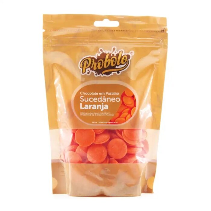 Chocolate Pastilha Laranja - 250gr