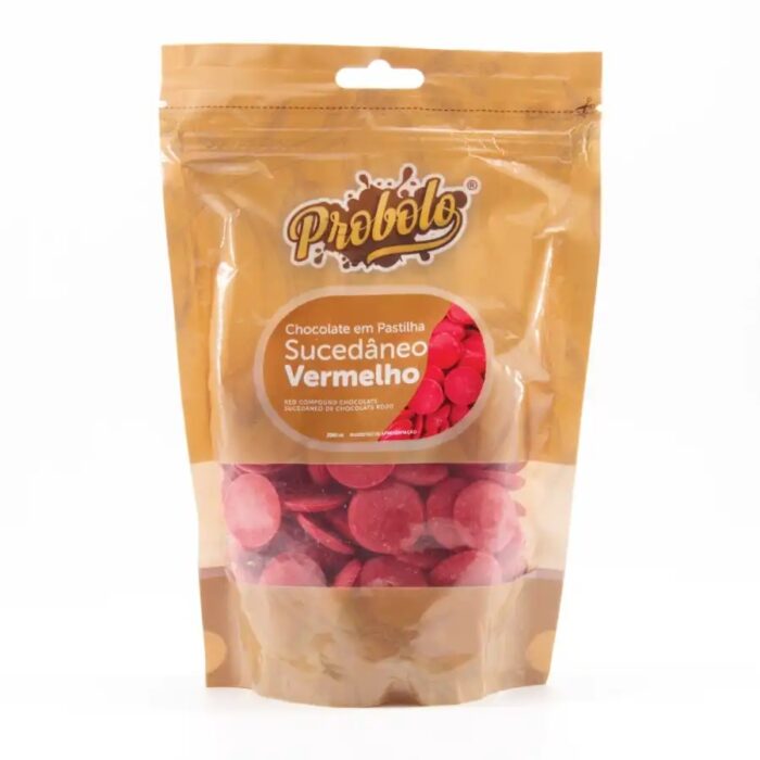 Chocolate Pastilha Vermelho - 250gr