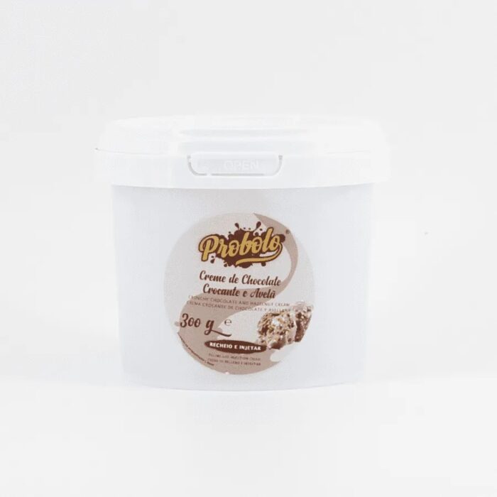 Creme de Chocolate Avelã Crocante – Recheio e Injetar 300gr