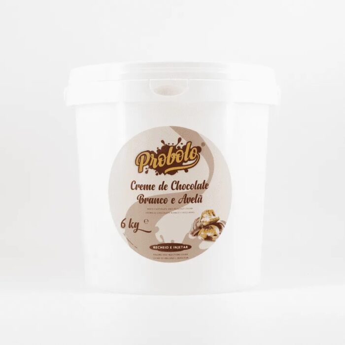 Creme de Chocolate Branco e Avelã  – Recheio e Injetar 6kg