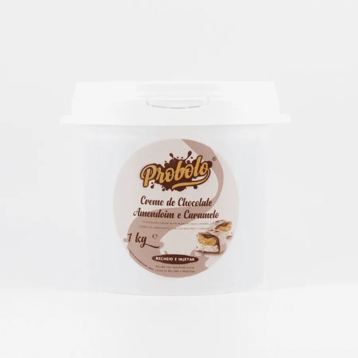 Creme de Chocolate Amendoim e Caramelo – Recheio e Injetar 1kg