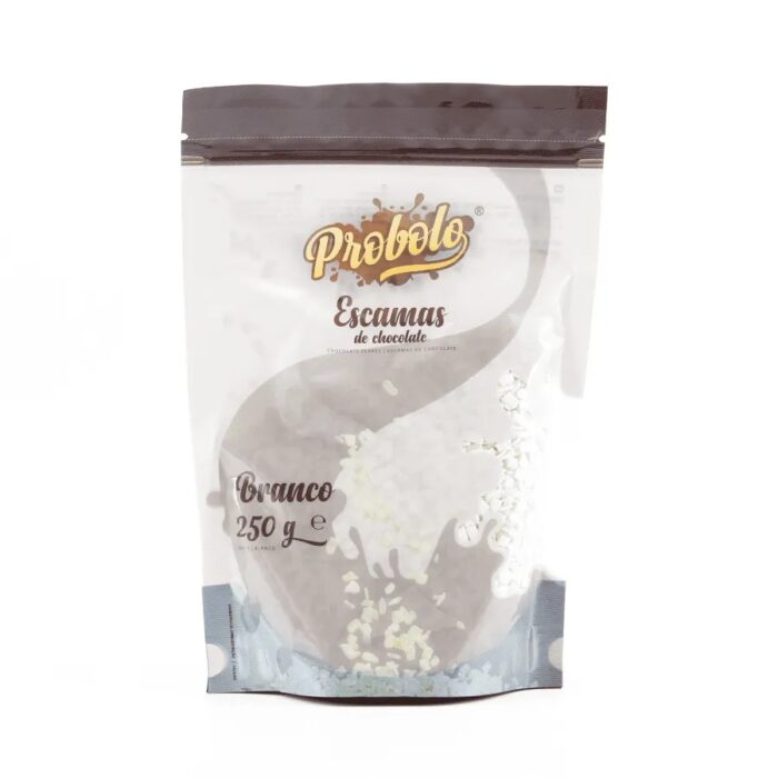 Escamas de Chocolate Branco – 250gr
