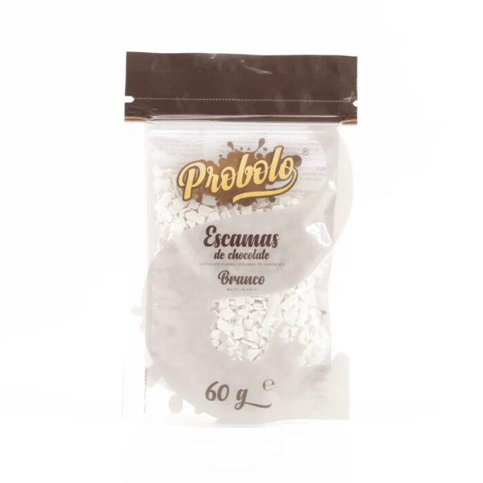 Escamas de Chocolate Branco – 60gr