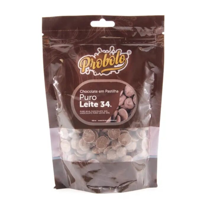 Chocolate Pastilha Leite Puro 34% - 250gr