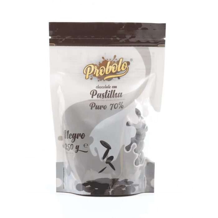 Chocolate Pastilha Puro 70% - 250gr