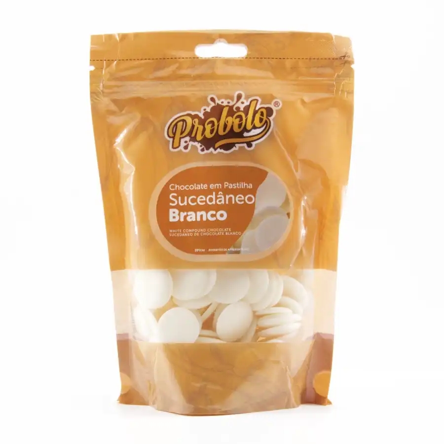 Chocolate Pastilha Branco – 250gr 1 Chocolate Pastilha Branco – 250gr