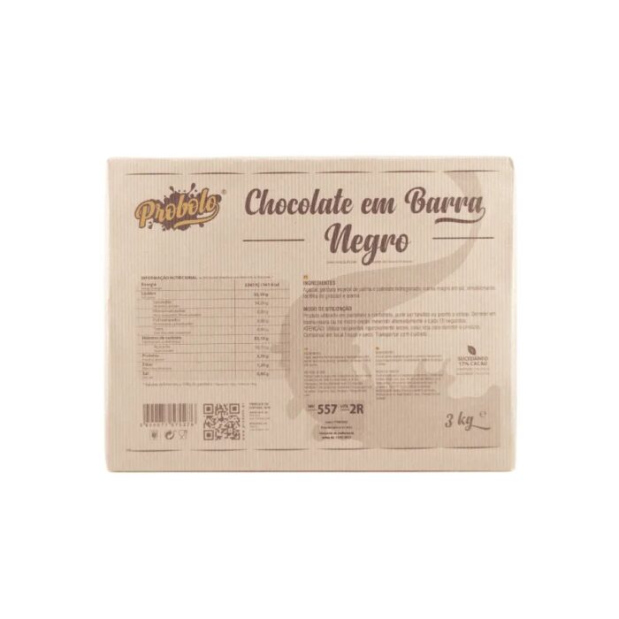 Chocolate em Barra Negro – 3kg