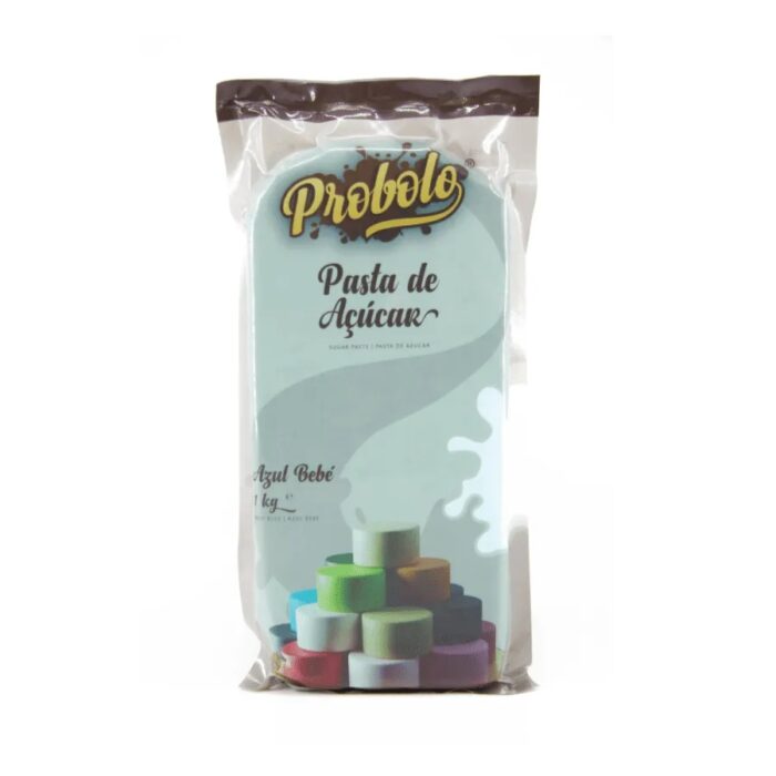 Pasta de Açúcar Azul Bebé – 1kg