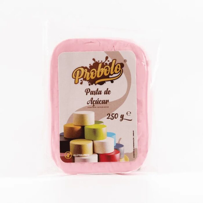 Pasta de Açúcar Rosa Bebé – 250gr