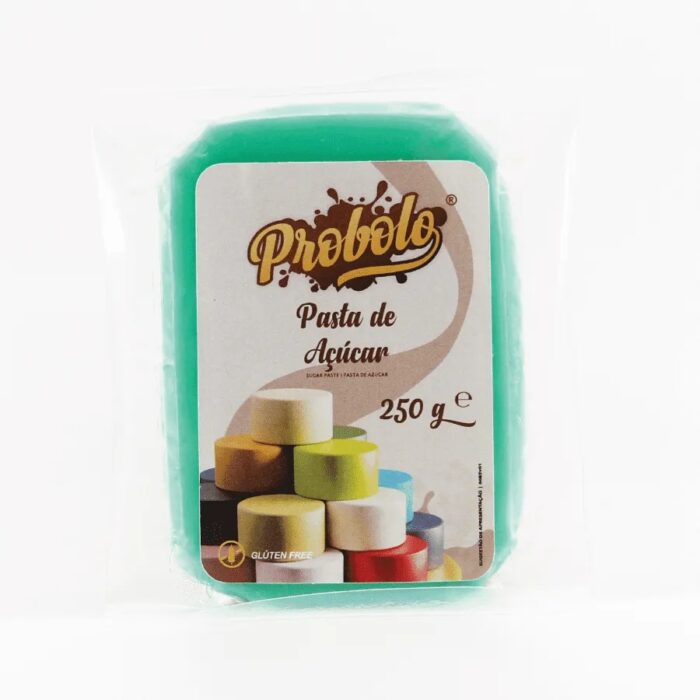 Pasta de Açúcar Verde Menta – 250gr