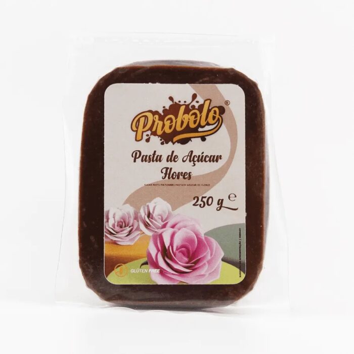 Pasta de Açúcar Flores Castanha – 250gr