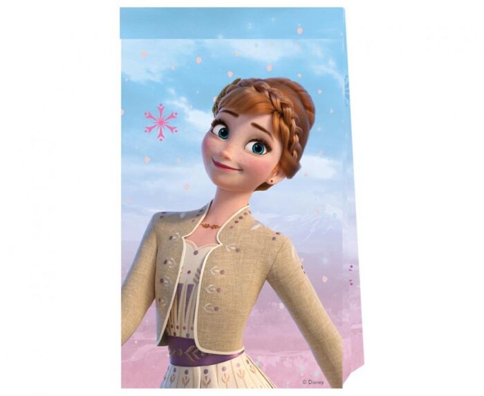 Sacos de papel Frozen 2: Wind Spirit, 4 unid.