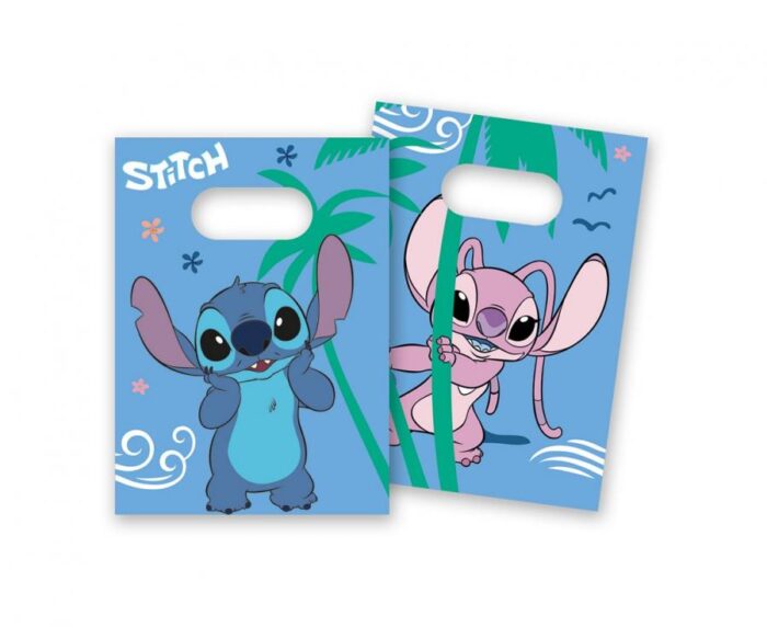 Sacos de papel Stitch & Angel Disney, (FSC), 4 unid.