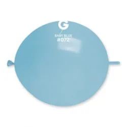 50 Balões Link Azul Bebé de 32 cm GEMAR