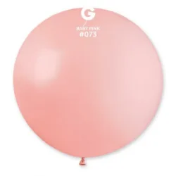 1 Balão Rosa bebé 80 cm GEMAR