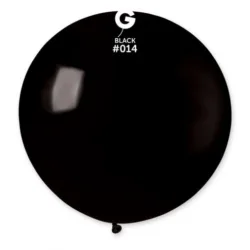 1 Balão Preto 80 cm GEMAR