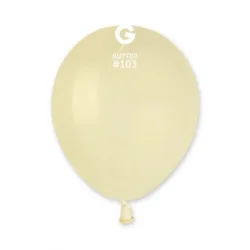 Balões Manteiga Creme pequenos de 13 cm GEMAR