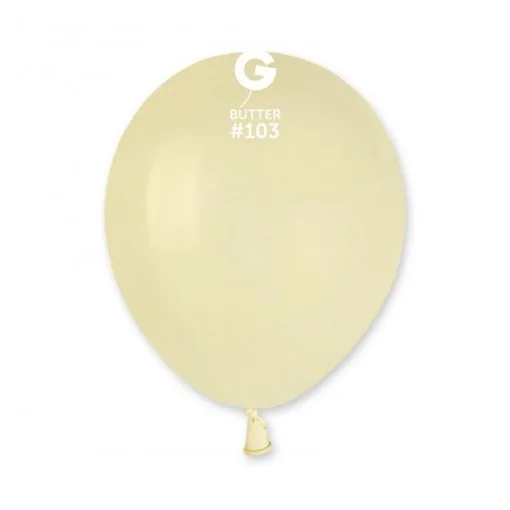 Balões Manteiga Creme pequenos de 13 cm GEMAR