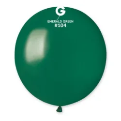 25 Balões Verde esmeralda de 48 cm GEMAR