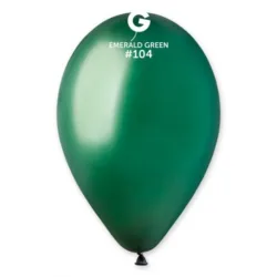 Balões Verde esmeralda de 30 cm GEMAR
