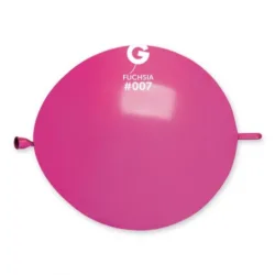 50 Balões Link Rosa fuscia de 32 cm GEMAR