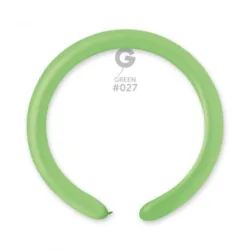 100 Balões Verde Neon de modelar de 260 Q GEMAR