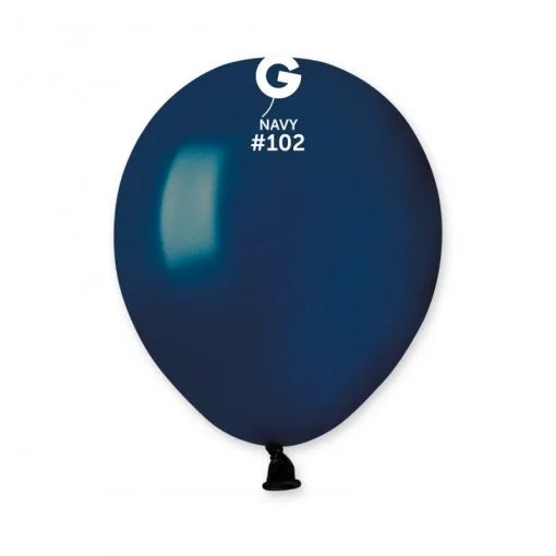 Balões Azul Marinho pequenos de 13 cm GEMAR