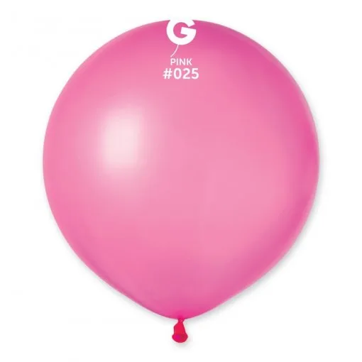 25 Balões Rosa Neon de 48 cm GEMAR