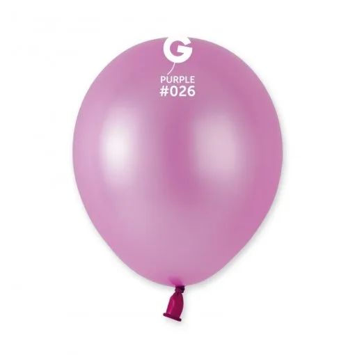 Balões Roxo neon pequenos de 13 cm GEMAR