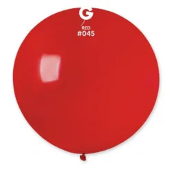 1 Balão Vermelho 80 cm GEMAR