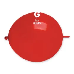 50 Balões Link Vermelhos de 32 cm GEMAR
