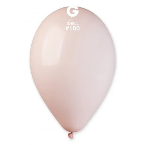 Balões Rosa pastel Shell de 30 cm GEMAR