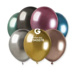 Balões Sortidos Cromados de 32 cm GEMAR