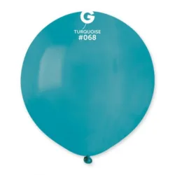 25 Balões Turquesade 48 cm GEMAR