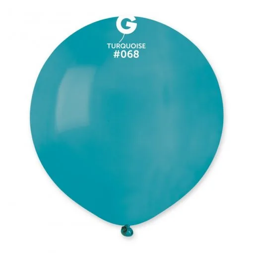 25 Balões Turquesade 48 cm GEMAR
