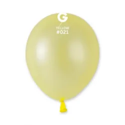 Balões Amarelo Neon pequenos de 13 cm GEMAR