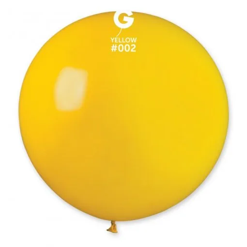 1 Balão Amarelo 80 cm GEMAR