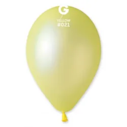 Balões Amarelo Neon de 30 cm GEMAR