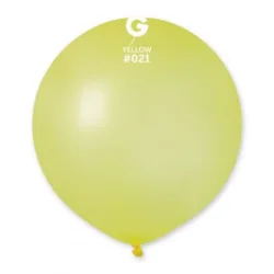 25 Balões Amarelo Neon de 48 cm GEMAR
