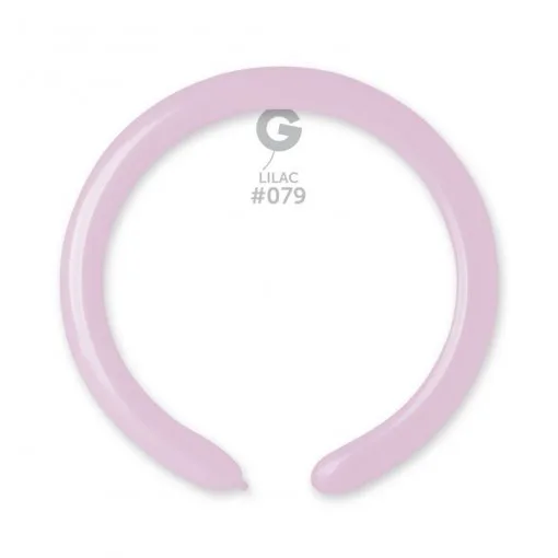 100 Balões Lilás de modelar Pastel Standard de 160 Q GEMAR