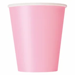 14 Copos Rosa bebé 267ml