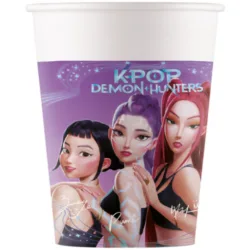 8 Copos KPop Demon Hunters 200ml