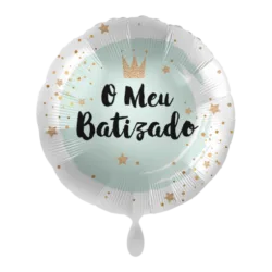 Balão Batizado Azul