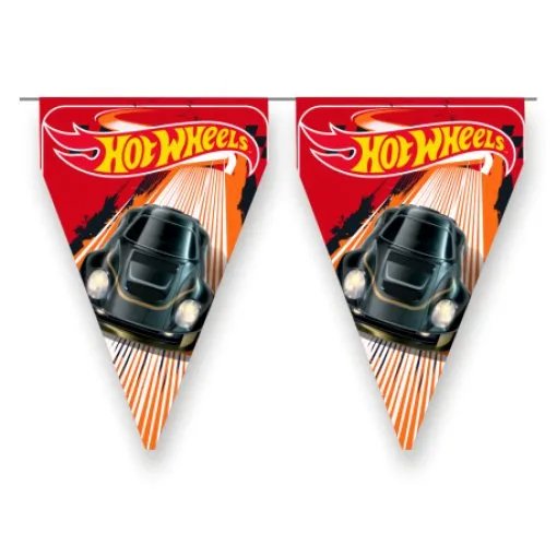 Bandeiras Hot Wheels Triângulo 3m Hot Wheels 1 Bandeiras Hot Wheels Triângulo 3m Hot Wheels