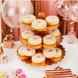Expositor Para Cupcakes Rose gold