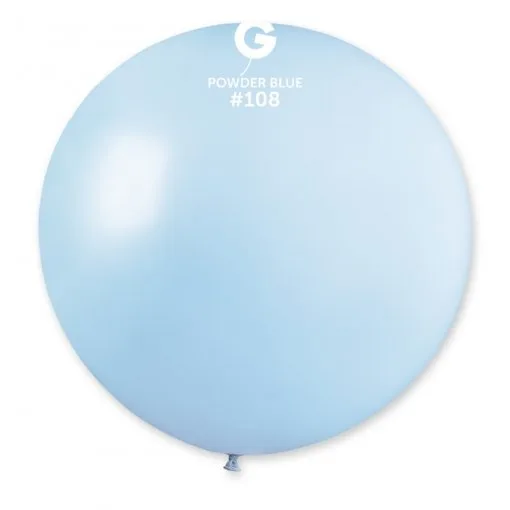 1 Balão Azul Bebé de 80 cm GEMAR - Powder Blue 1 1 Balão Azul Bebé de 80 cm GEMAR - Powder Blue